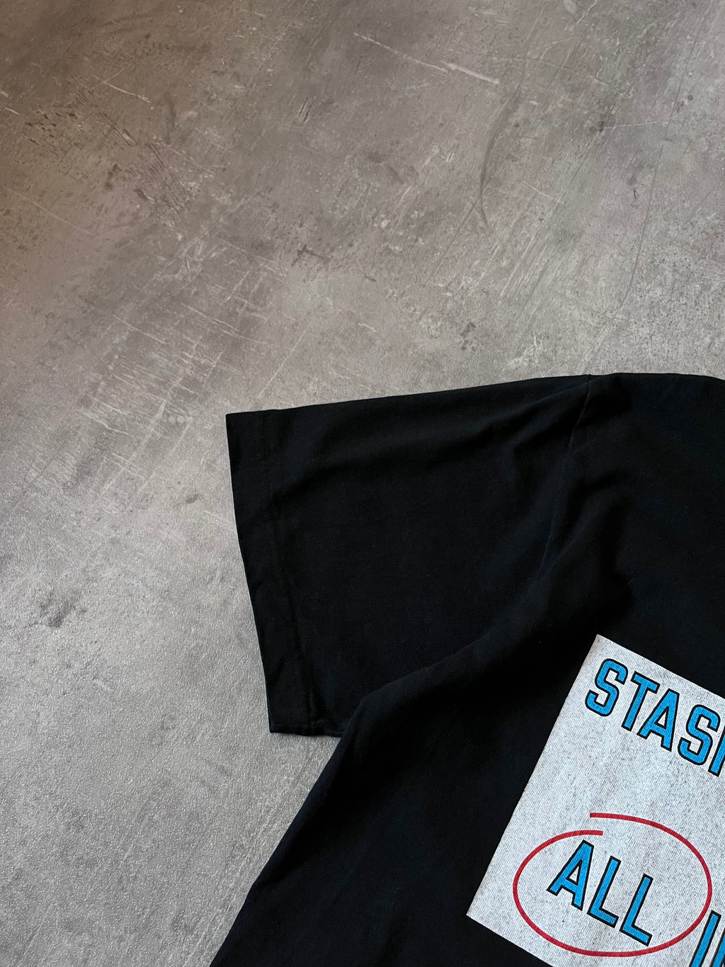 S/S 2018 Sacai x Lawrence Weiner Graphic T-shirt Black Men - L