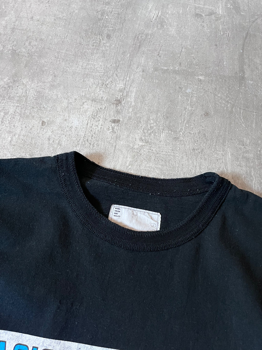 S/S 2018 Sacai x Lawrence Weiner Graphic T-shirt Black Men - L