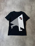 Gucci Vintage Triangle Graphic T-shirt Black Men - L