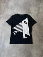 Gucci Vintage Triangle Graphic T-shirt Black Men - L