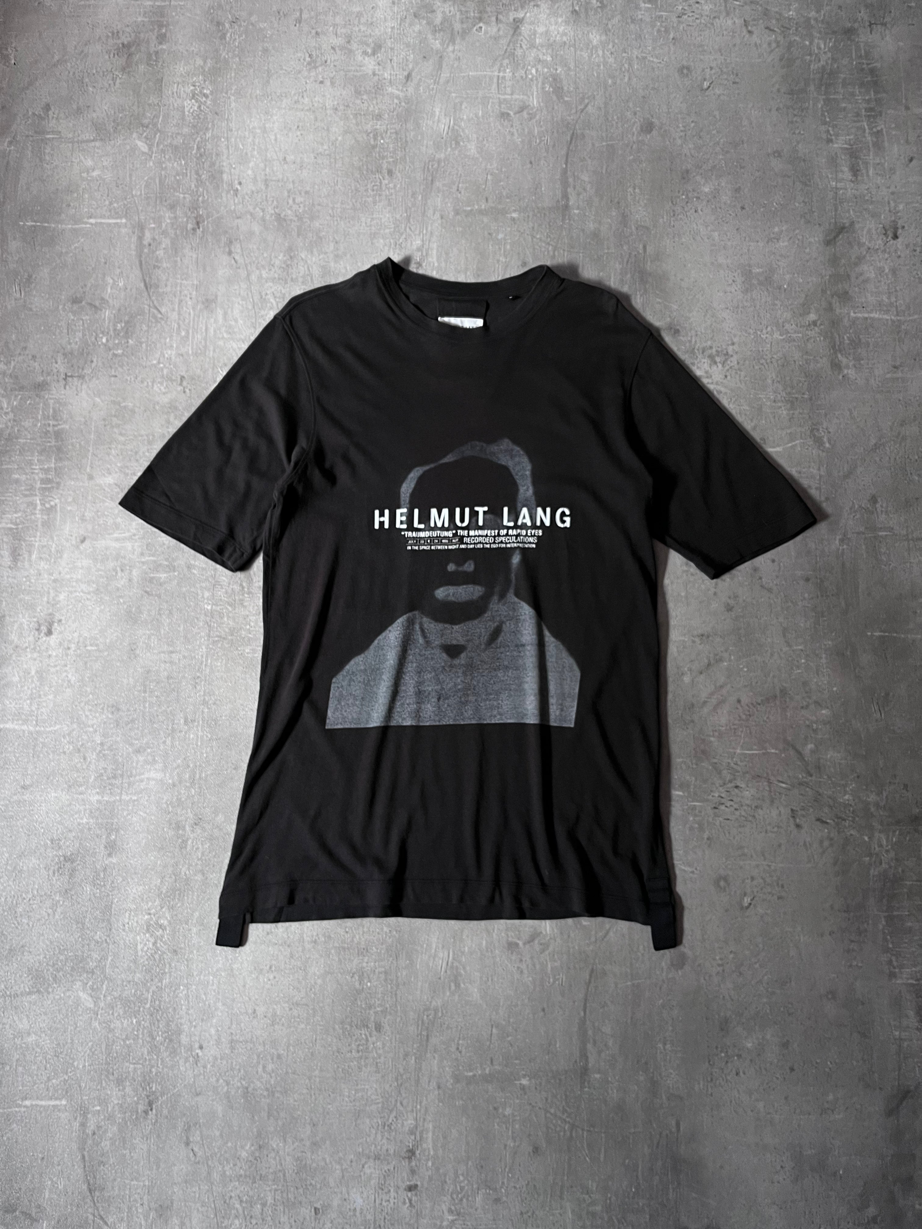 A/W 2017 Helmut Lang Traumdeutung T-shirt Black Men - M