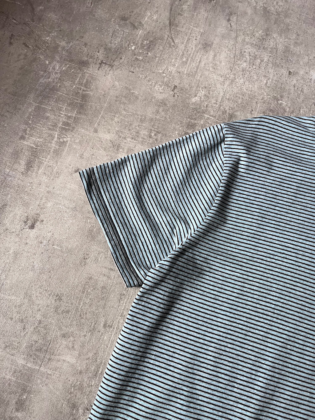 Thom Browne Striped Pocket T-shirt Blue Black Grey Men - XL