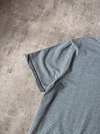 Thom Browne Striped Pocket T-shirt Blue Black Grey Men - XL