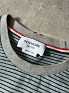 Thom Browne Striped Pocket T-shirt Blue Black Grey Men - XL
