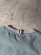 Thom Browne Striped Pocket T-shirt Blue Black Grey Men - XL