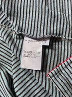 Thom Browne Striped Pocket T-shirt Blue Black Grey Men - XL