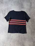 S/S 1999 Chanel Knited Striped T-shirt Navy Women - M