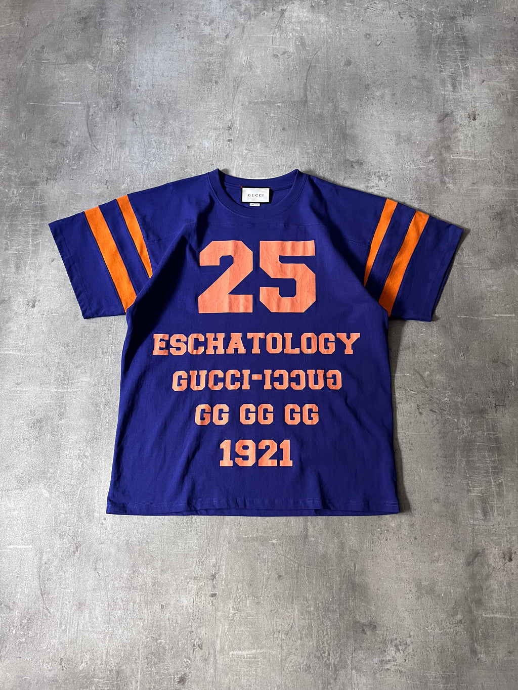 Gucci 25 Eschatology Blind For Love T-shirt Navy Men - L