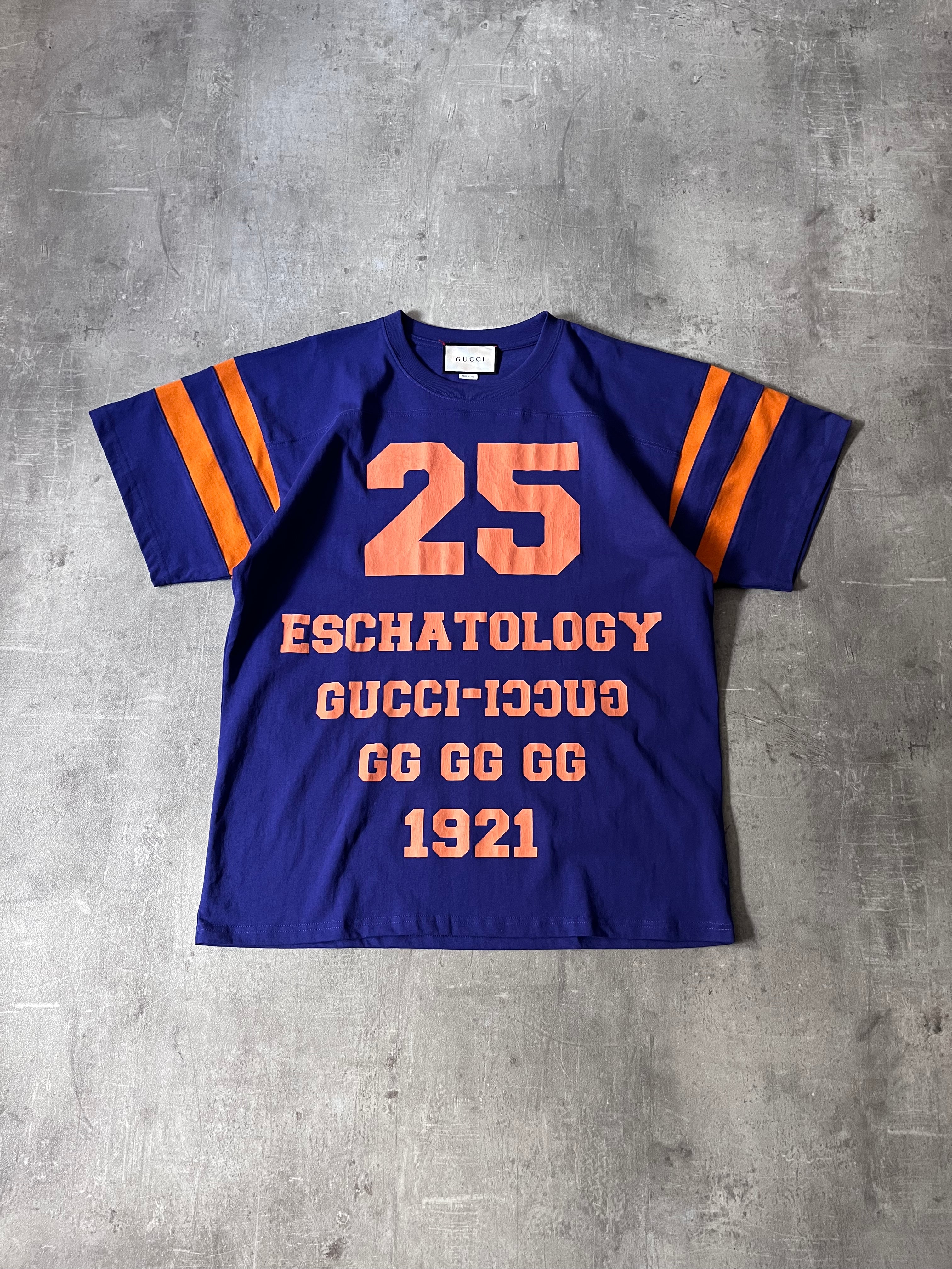 Gucci 25 Eschatology Blind For Love T-shirt Navy Men - L