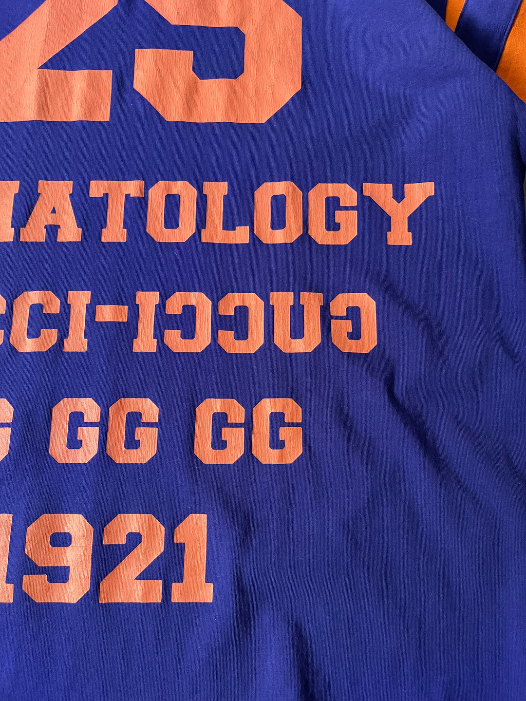 Gucci 25 Eschatology Blind For Love T-shirt Navy Men - L