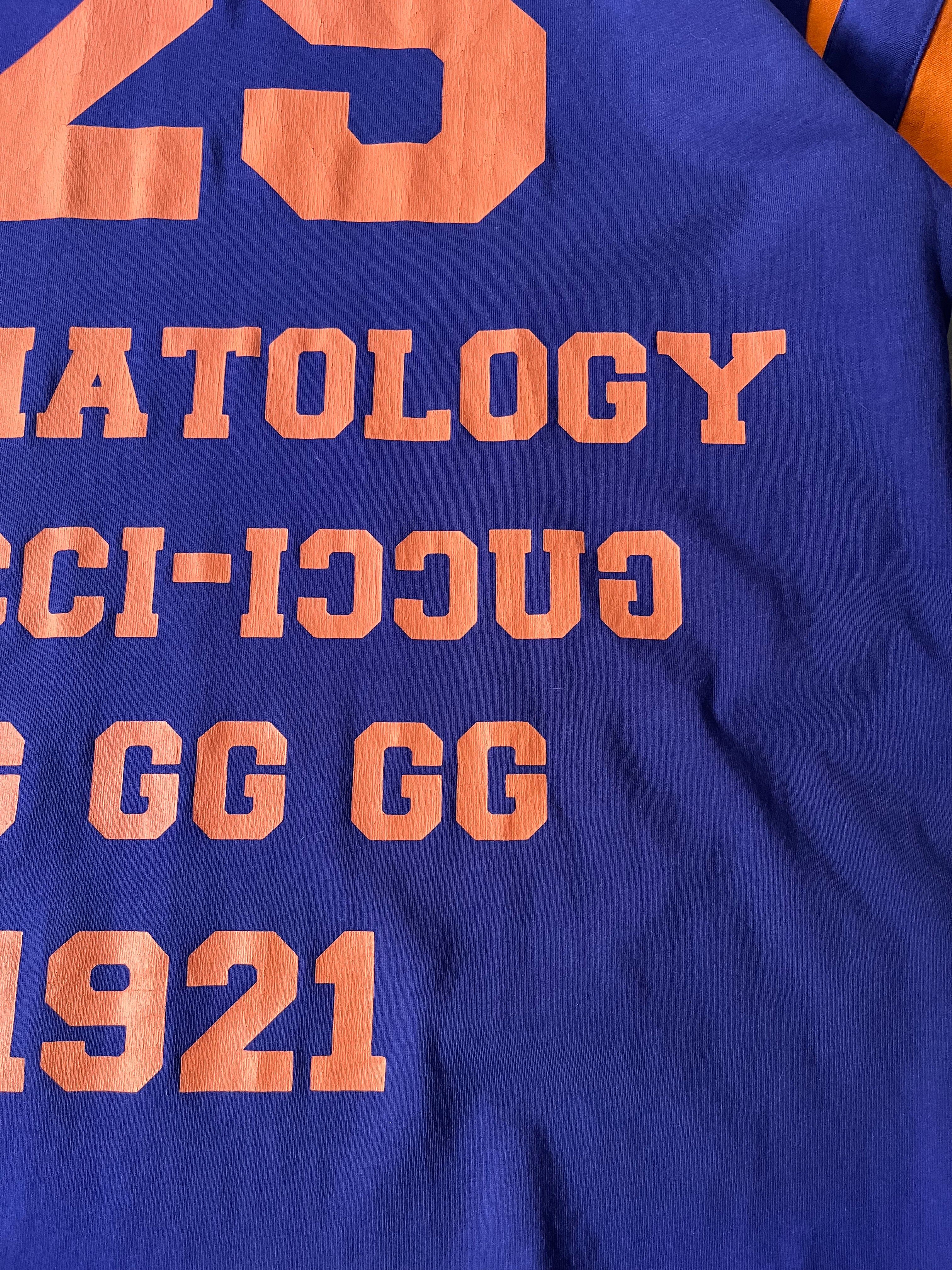 Gucci 25 Eschatology Blind For Love T-shirt Navy Men - L