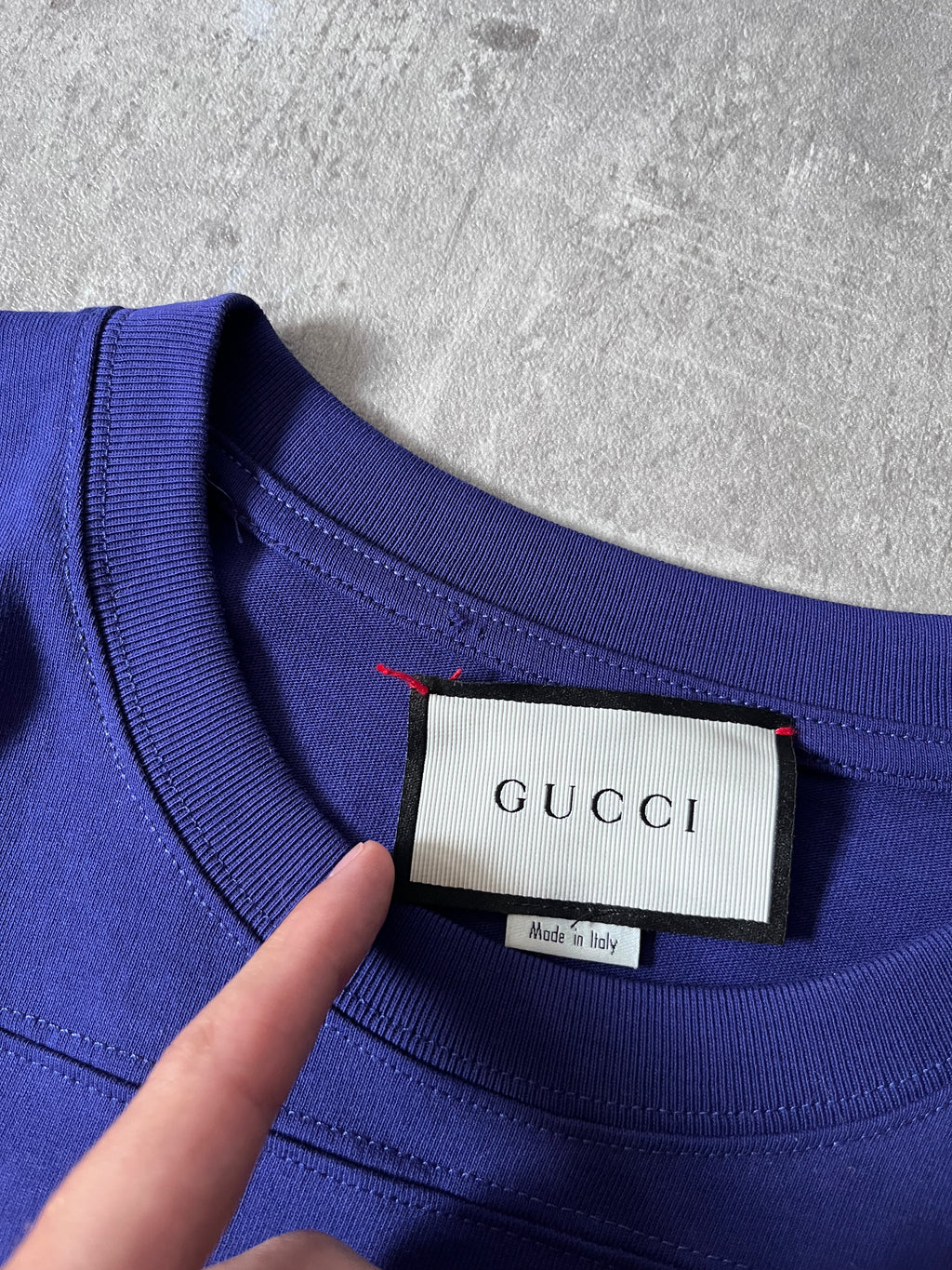 Gucci 25 Eschatology Blind For Love T-shirt Navy Men - L