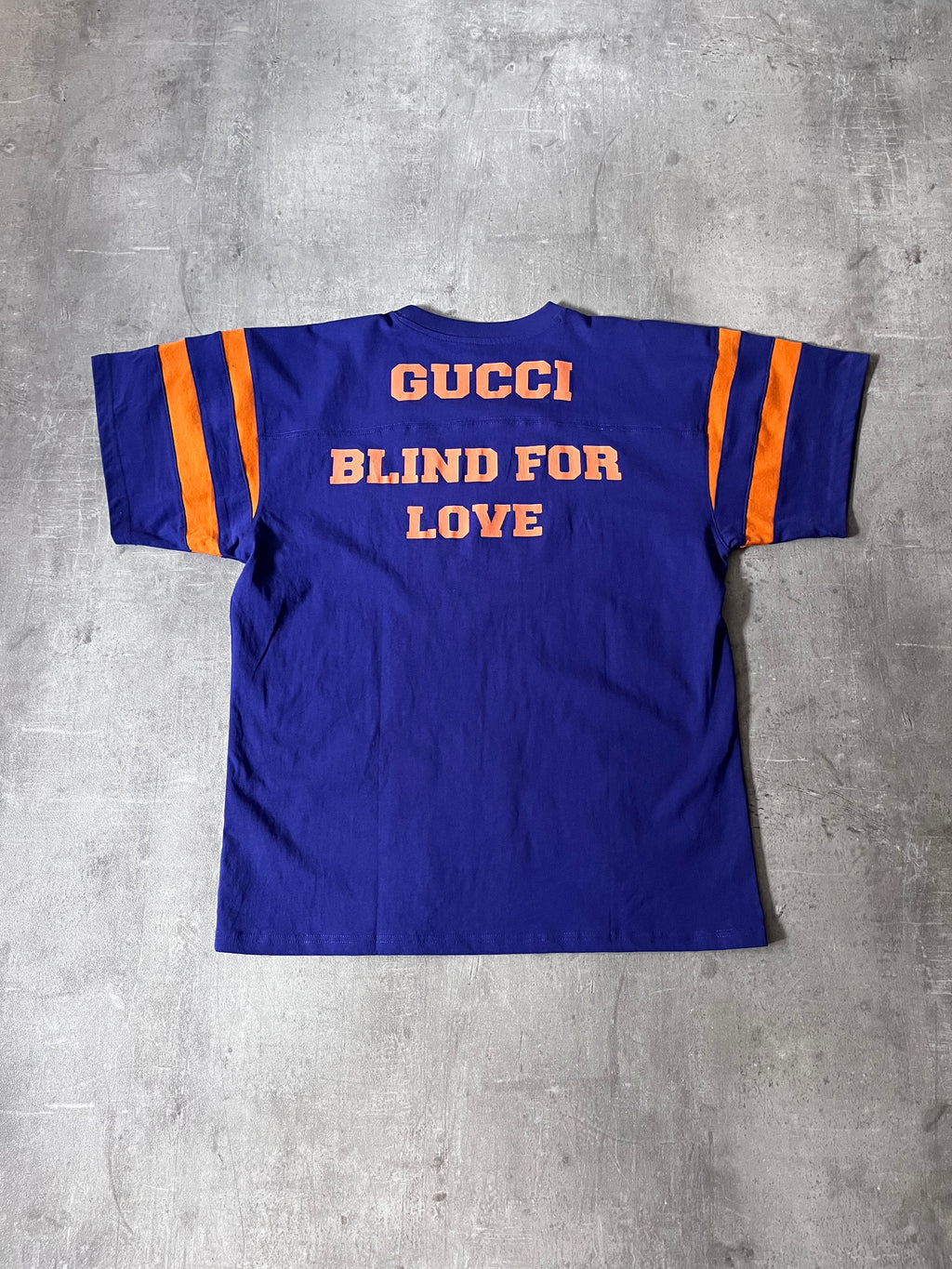 Gucci 25 Eschatology Blind For Love T-shirt Navy Men - L