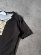 A/W 2013 Acne Studios Bijou Merc Half Print T-shirt Black Beige Men - XS