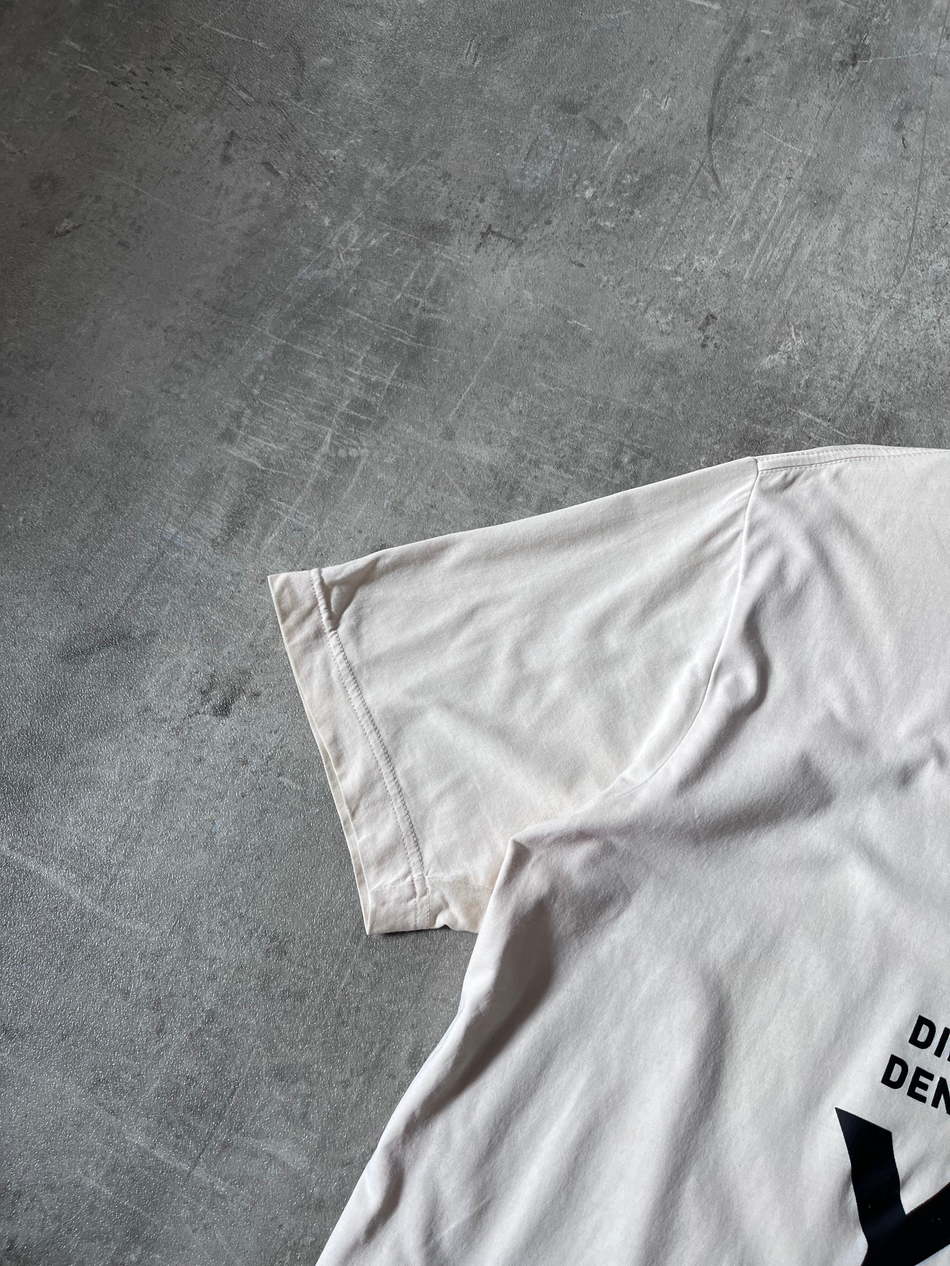 Y-3 Yohji Yamamoto x Adidas Embroidered Logo T-shirt Beige Men - M