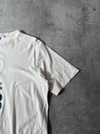 Y-3 Yohji Yamamoto x Adidas Embroidered Logo T-shirt Beige Men - M