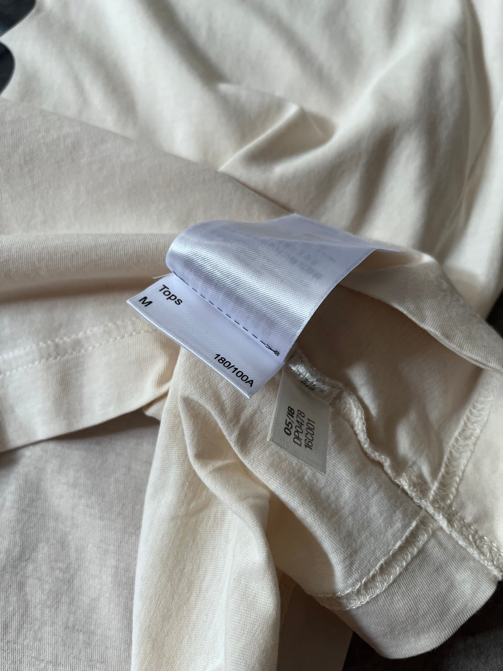Y-3 Yohji Yamamoto x Adidas Embroidered Logo T-shirt Beige Men - M