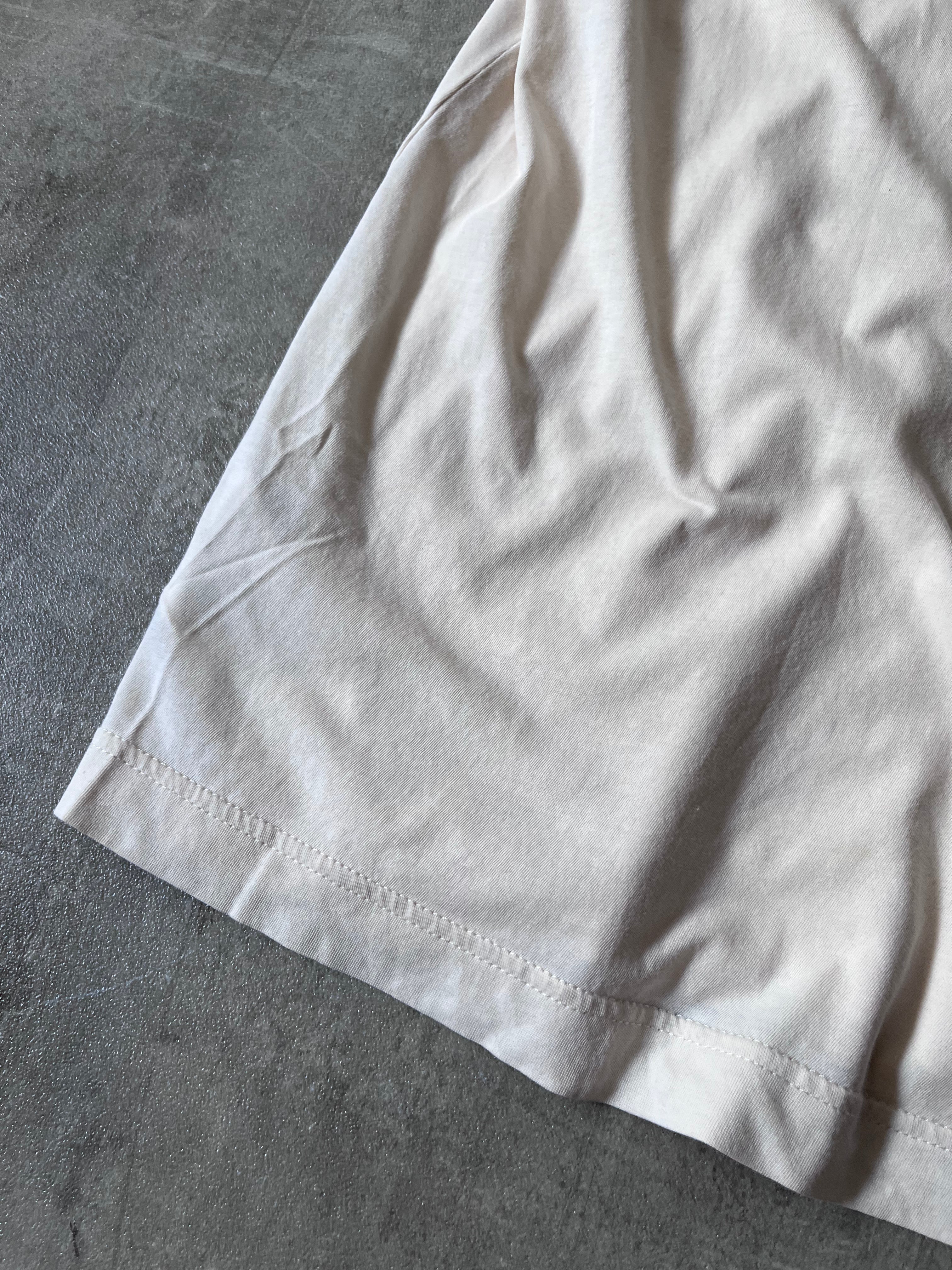 Y-3 Yohji Yamamoto x Adidas Embroidered Logo T-shirt Beige Men - M