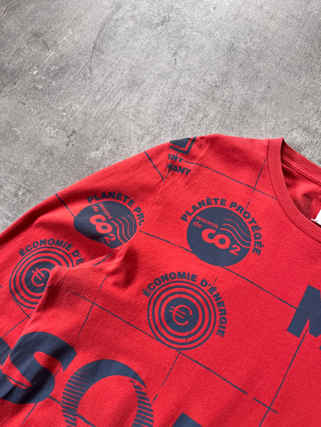 A/W 2014 Maison Margiela Solar All Over Print Long Sleeve Red Men - M