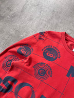 A/W 2014 Maison Margiela Solar All Over Print Long Sleeve Red Men - M