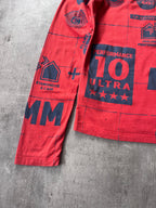 A/W 2014 Maison Margiela Solar All Over Print Long Sleeve Red Men - M