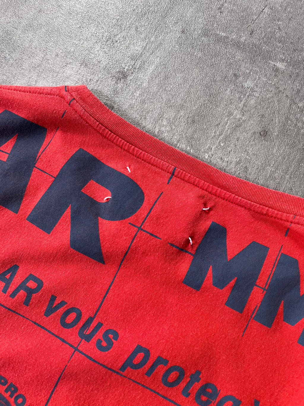 A/W 2014 Maison Margiela Solar All Over Print Long Sleeve Red Men - M