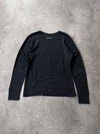 Jean Paul Gaultier Vintage Face Print Long Sleeve Black Men - M