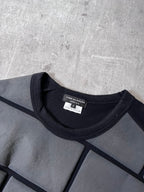 2018 Comme des Garcons Homme Plus Asymmetrical Brick T-shirt Black Grey Men - S