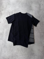 2018 Comme des Garcons Homme Plus Asymmetrical Brick T-shirt Black Grey Men - S