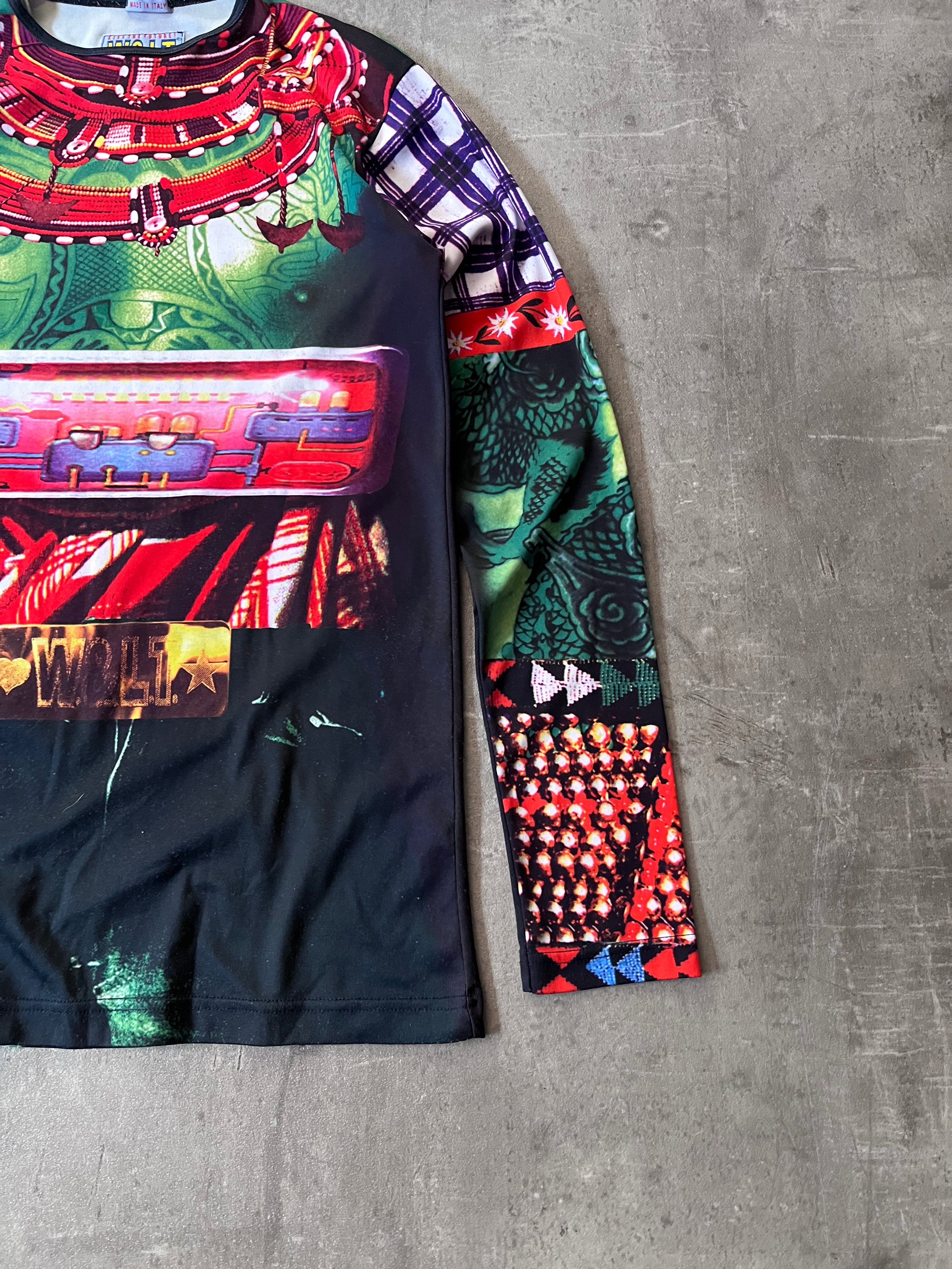 S/S 1996 Walter Van Beirendonck W&LT Alien Long Sleeve Multicolor Men - L