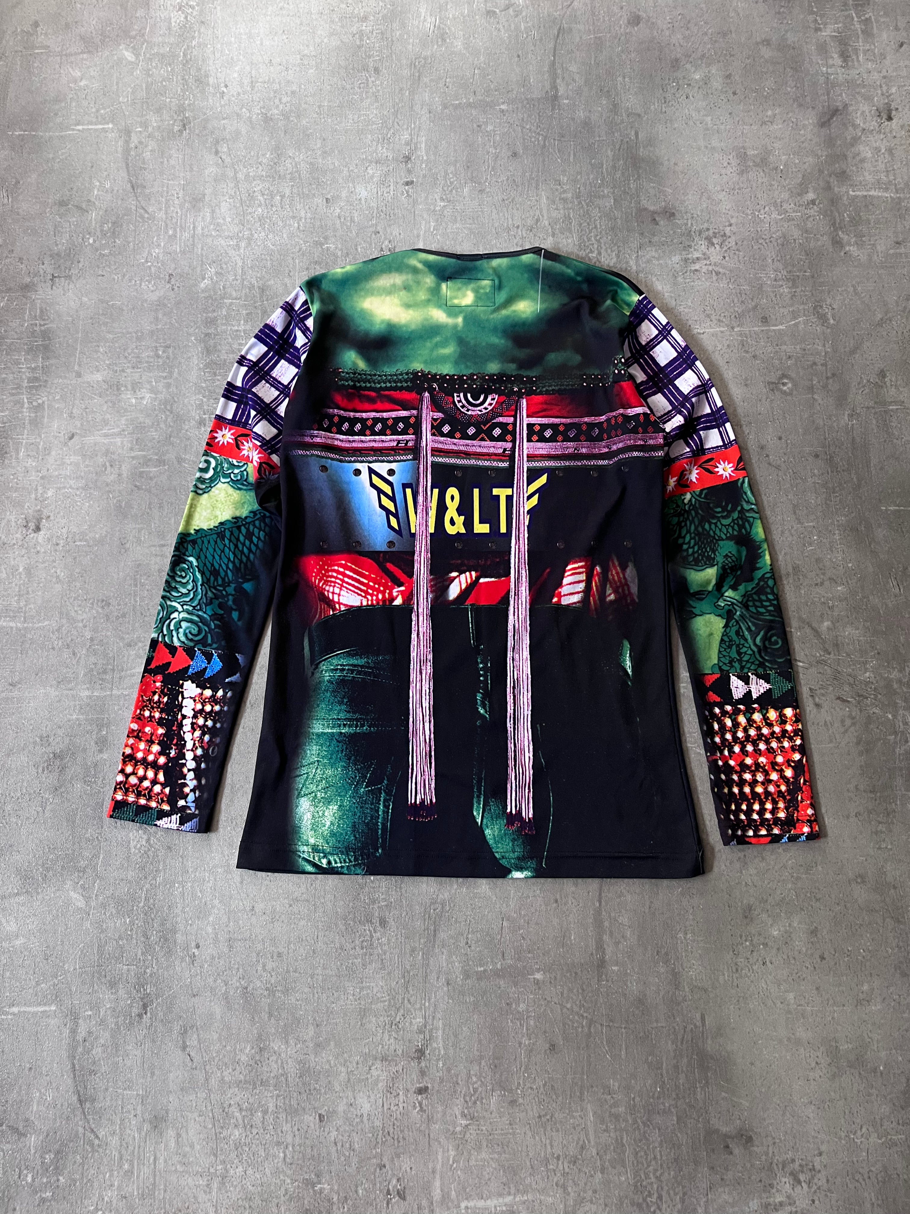 S/S 1996 Walter Van Beirendonck W&LT Alien Long Sleeve Multicolor Men - L
