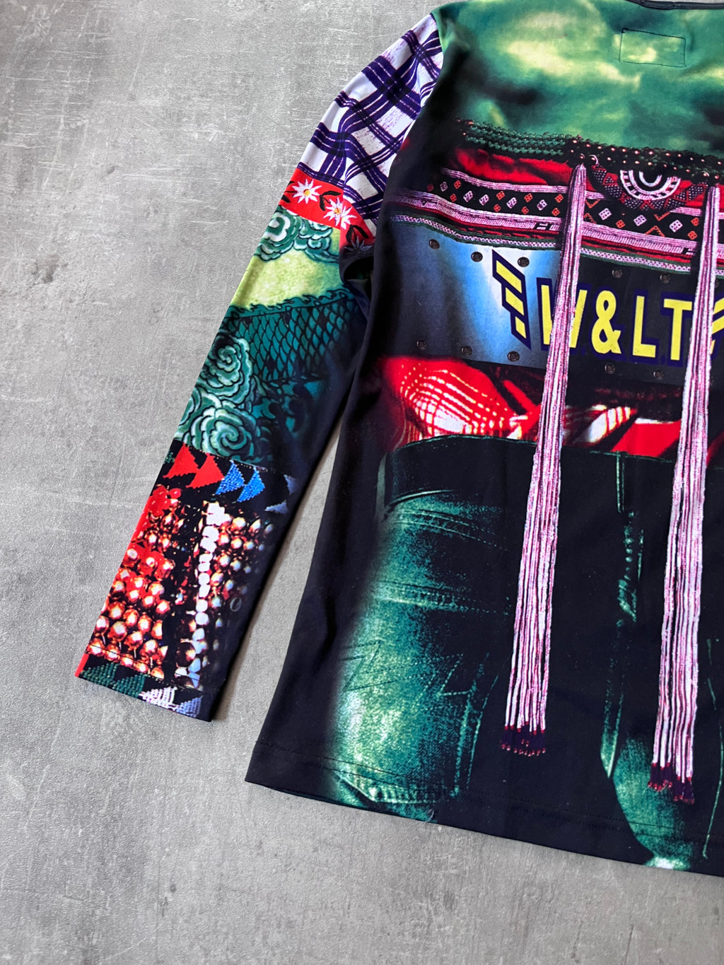 S/S 1996 Walter Van Beirendonck W&LT Alien Long Sleeve Multicolor Men - L
