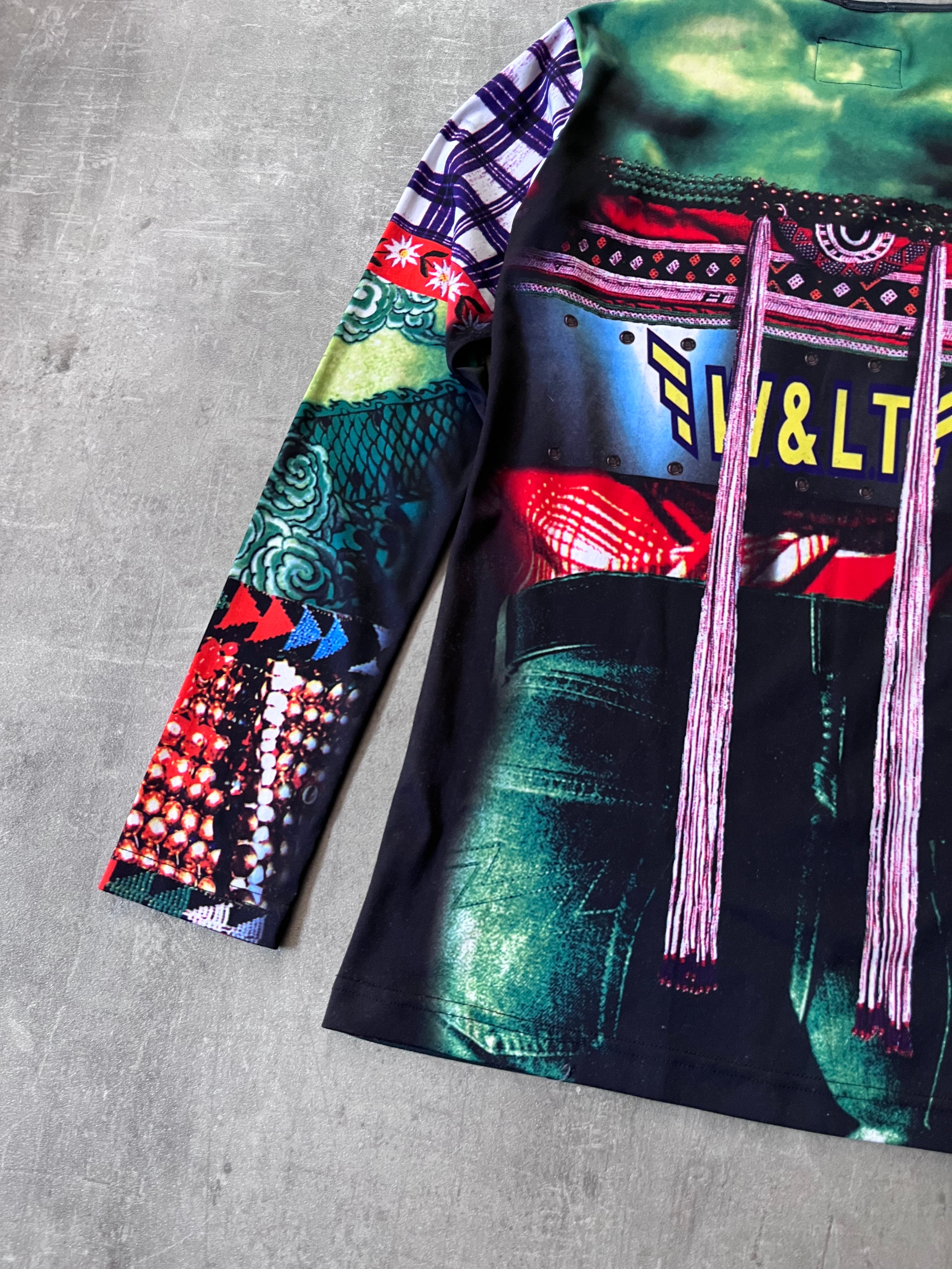 S/S 1996 Walter Van Beirendonck W&LT Alien Long Sleeve Multicolor Men - L