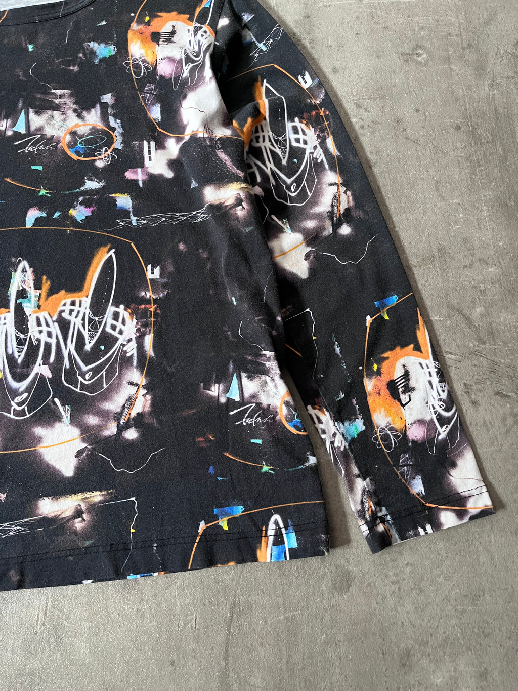 F/W 2020 Comme des Garcons Shirt x Futura Long Sleeve Black Men - M