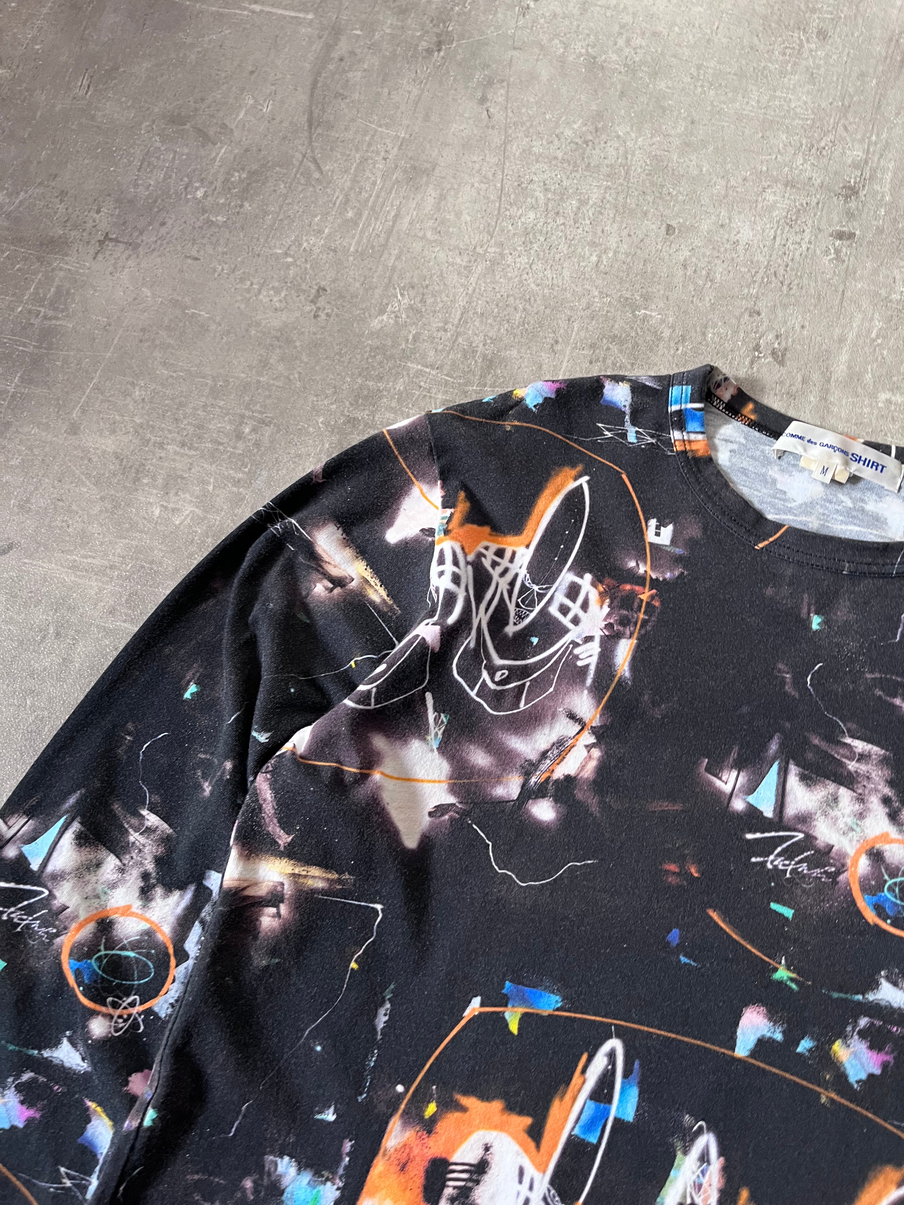 F/W 2020 Comme des Garcons Shirt x Futura Long Sleeve Black Men - M