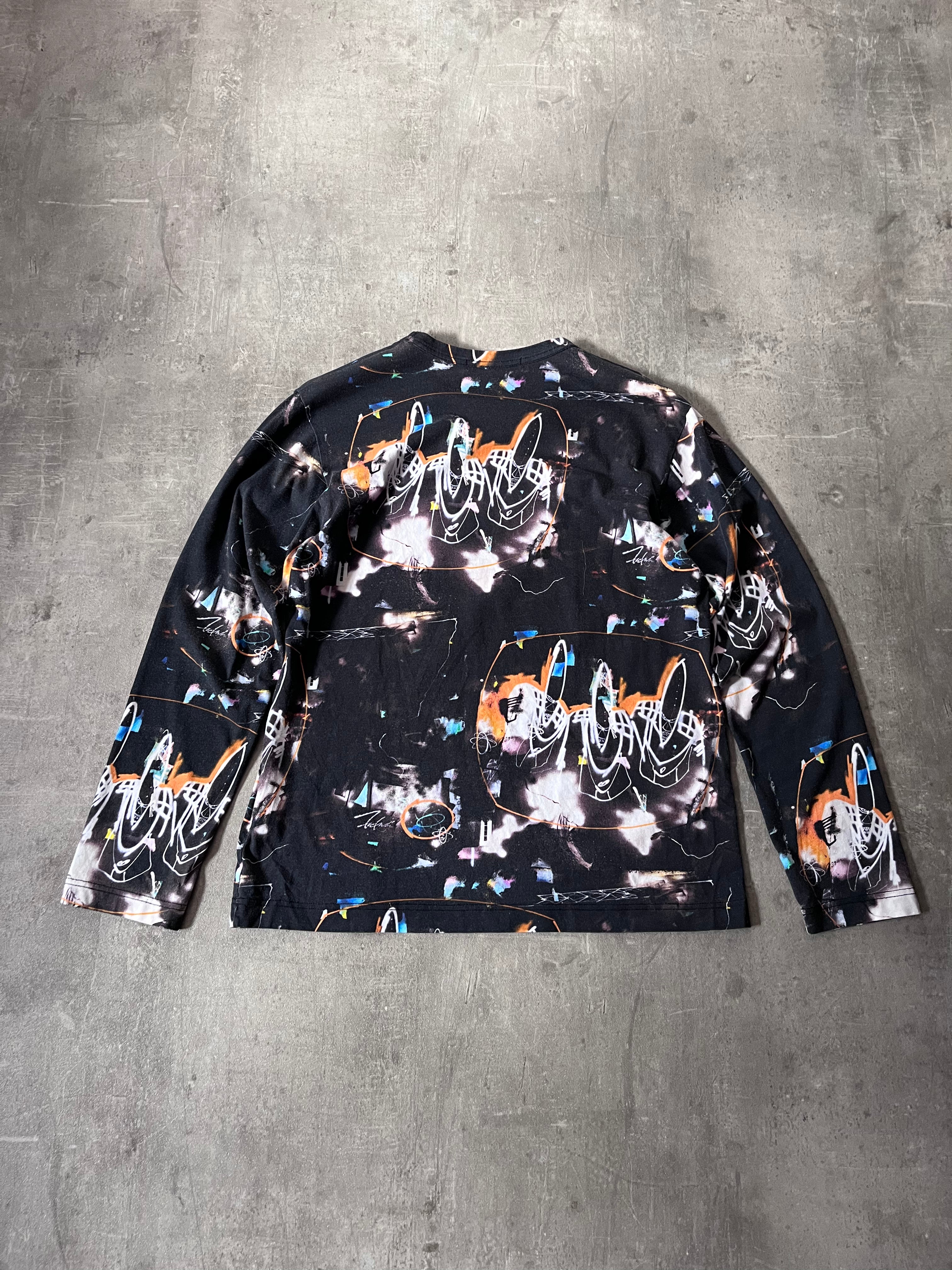 F/W 2020 Comme des Garcons Shirt x Futura Long Sleeve Black Men - M