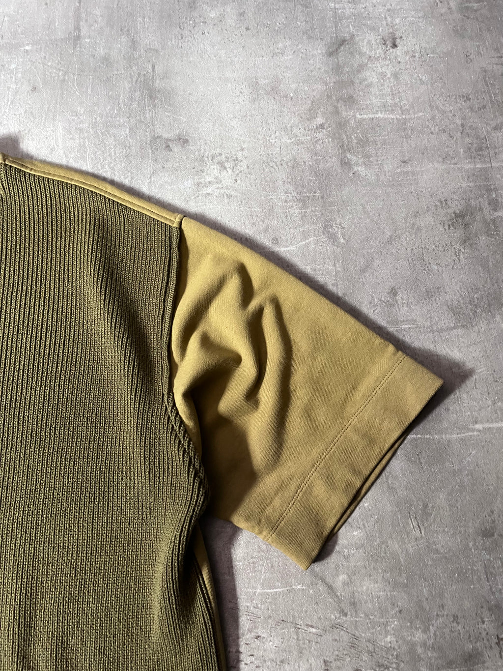 S/S 2018 Dries Van Noten Oversized Knitted T-shirt Green Men - M