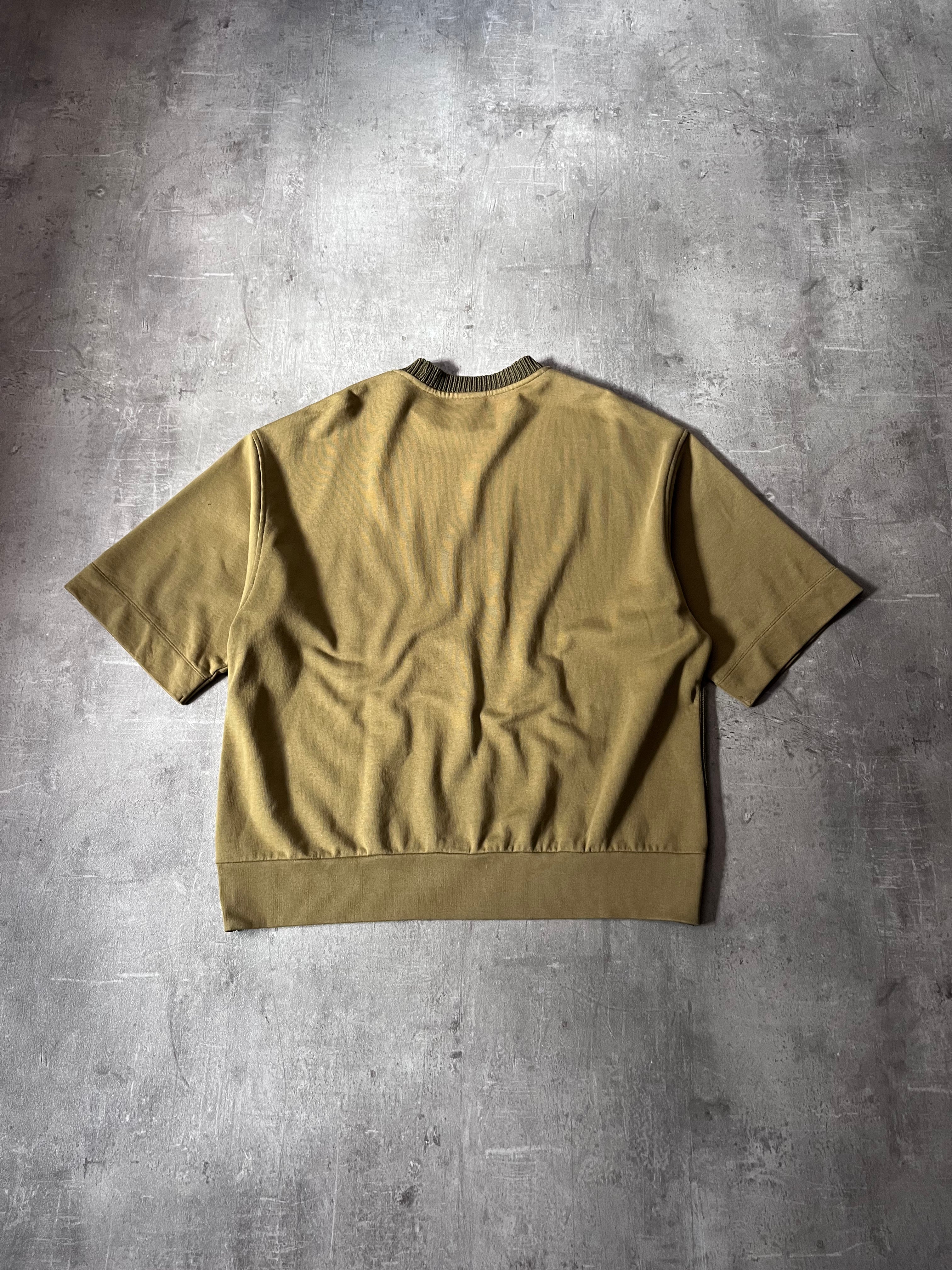 S/S 2018 Dries Van Noten Oversized Knitted T-shirt Green Men - M