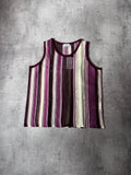 Acne Studios Striped Wool Mohair Tank Top Multicolor Men - M