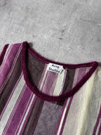 Acne Studios Striped Wool Mohair Tank Top Multicolor Men - M
