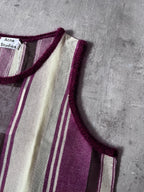 Acne Studios Striped Wool Mohair Tank Top Multicolor Men - M