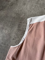 Jil Sander Polyurethan Zip Tank Top Pink White Men - S