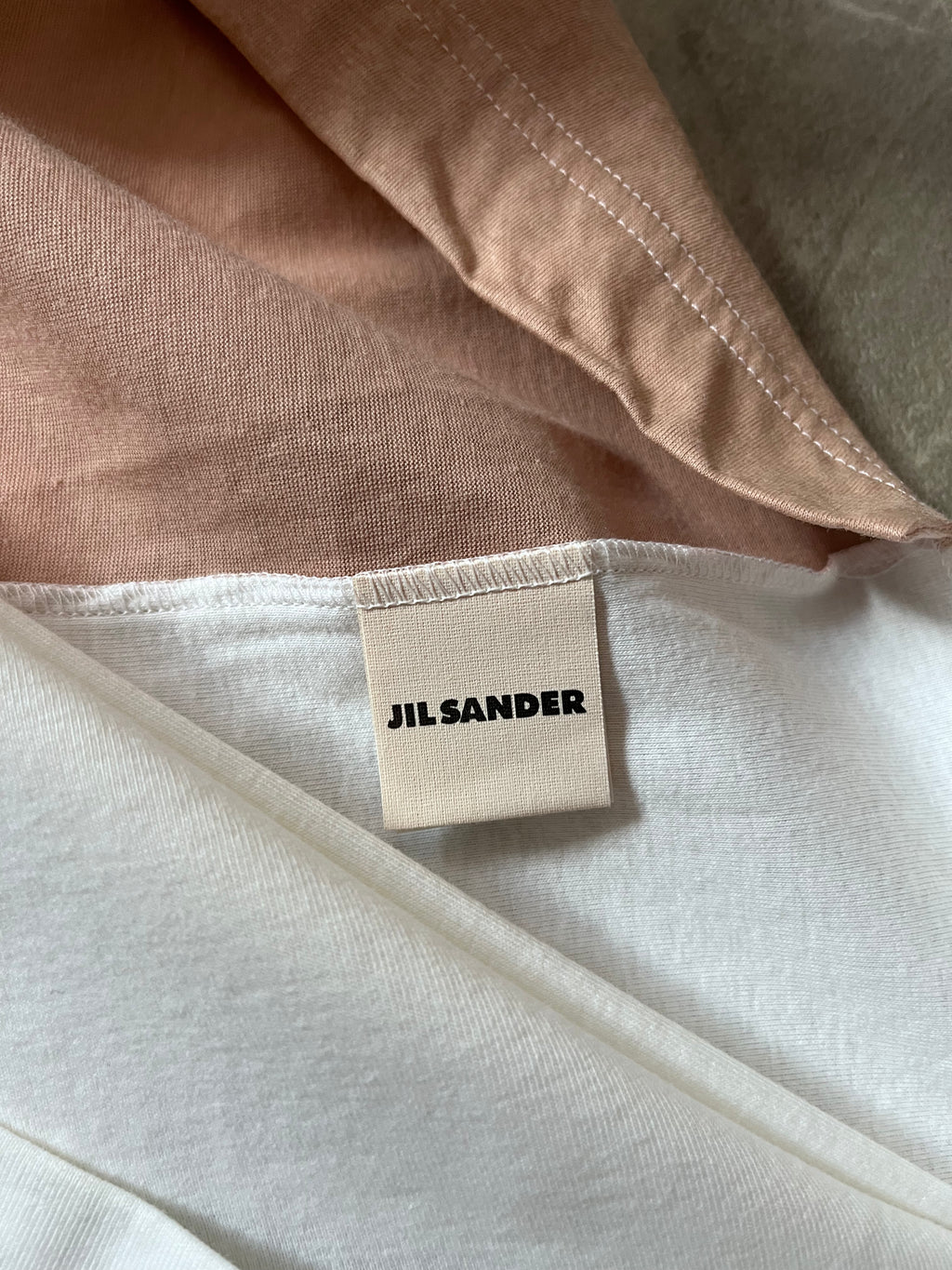 Jil Sander Polyurethan Zip Tank Top Pink White Men - S