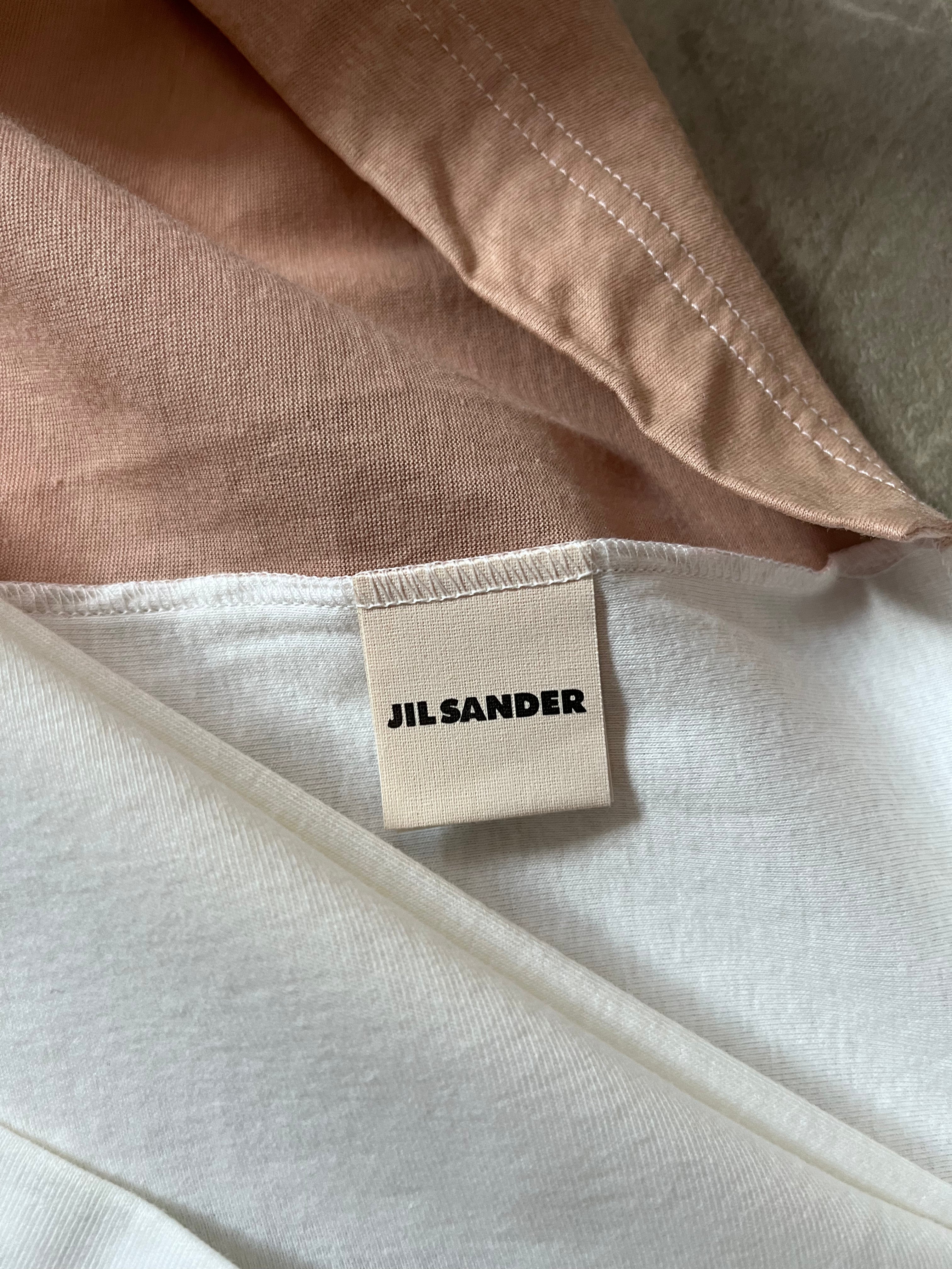 Jil Sander Polyurethan Zip Tank Top Pink White Men - S