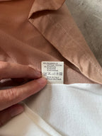 Jil Sander Polyurethan Zip Tank Top Pink White Men - S