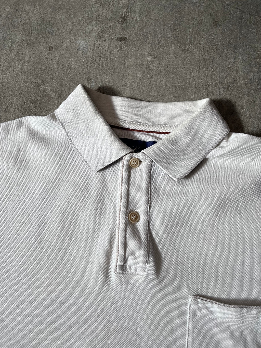 Loro Piana Pocket Regatta Cotton Polo T-shirt White Men - XL