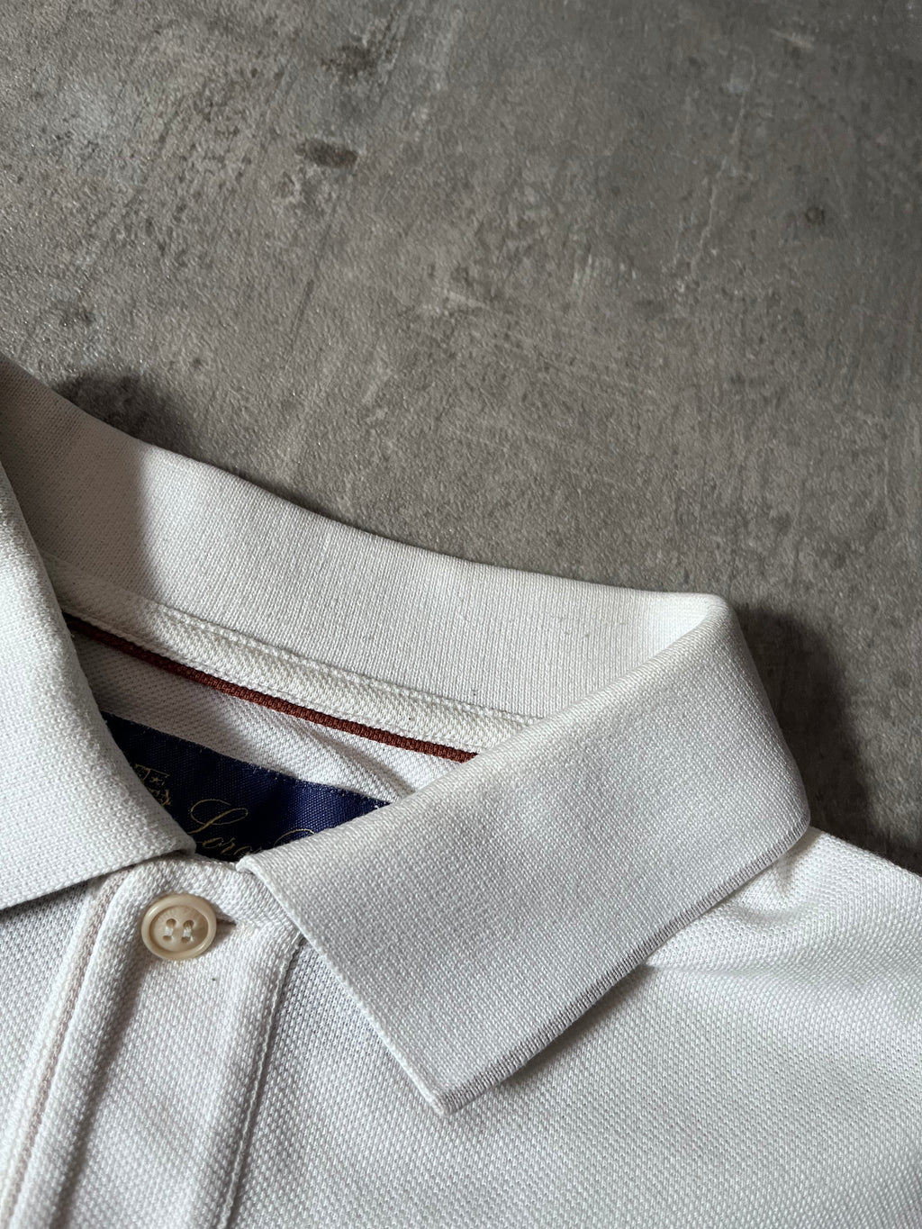 Loro Piana Pocket Regatta Cotton Polo T-shirt White Men - XL