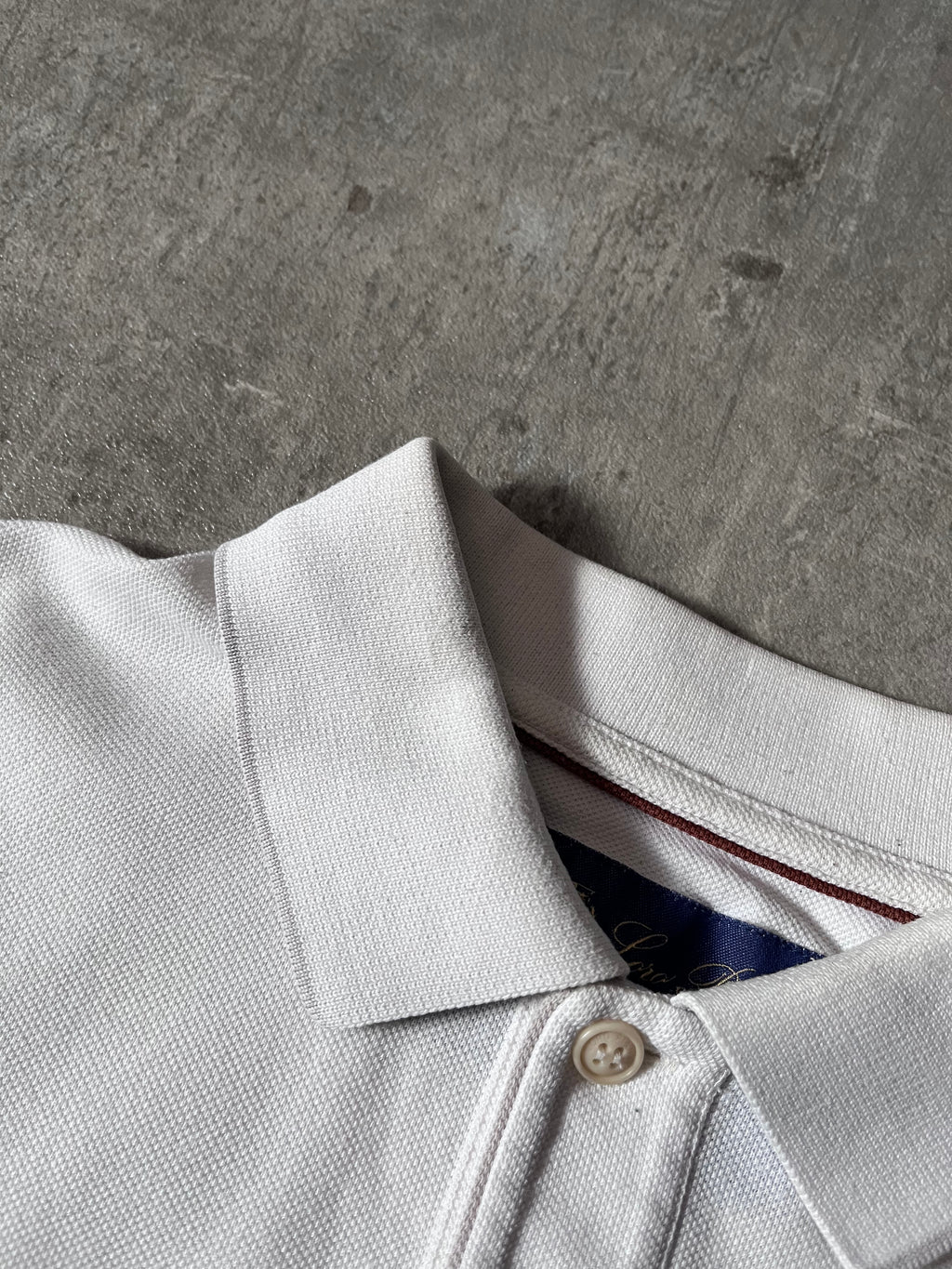 Loro Piana Pocket Regatta Cotton Polo T-shirt White Men - XL