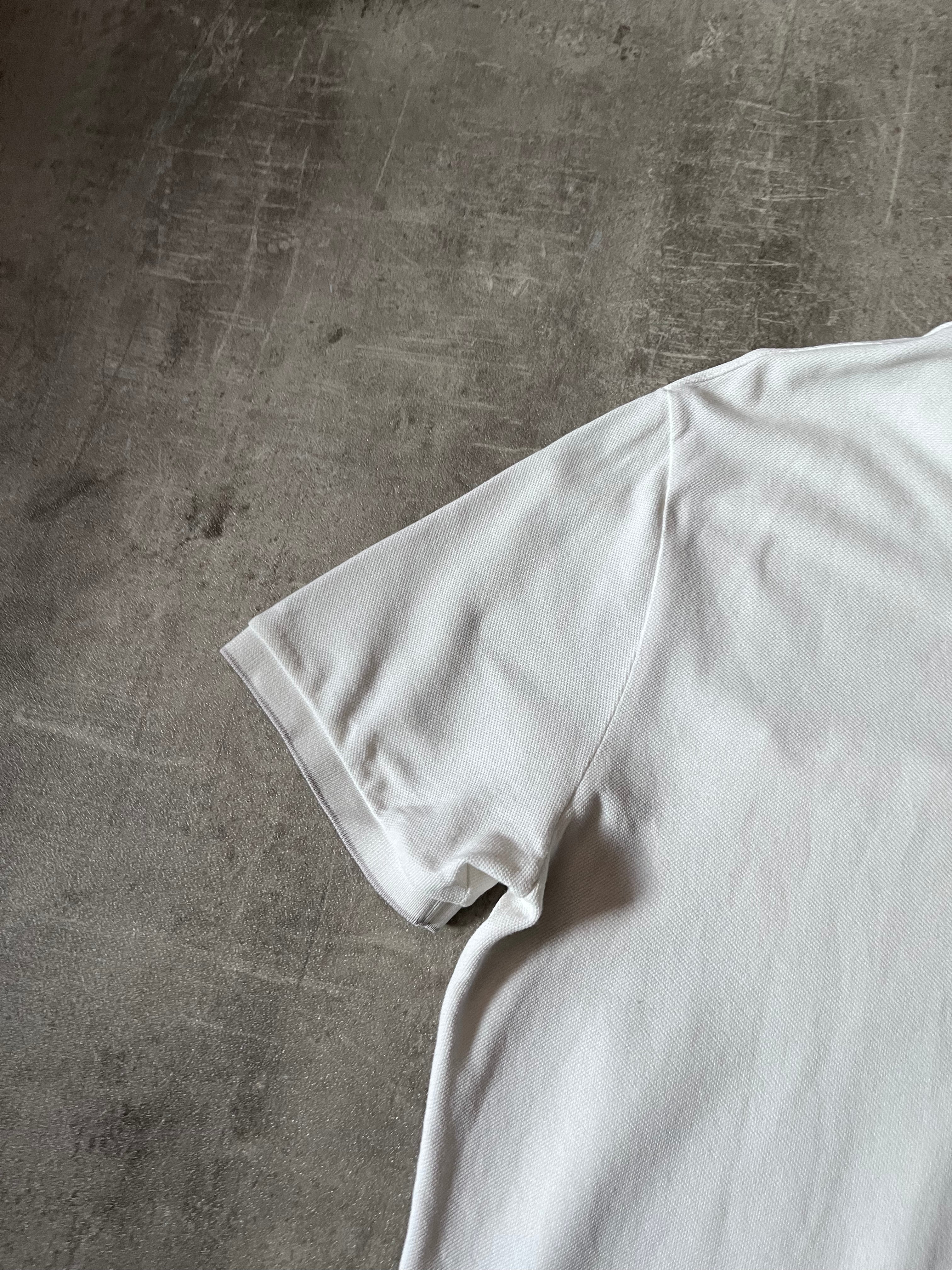 Loro Piana Pocket Regatta Cotton Polo T-shirt White Men - XL