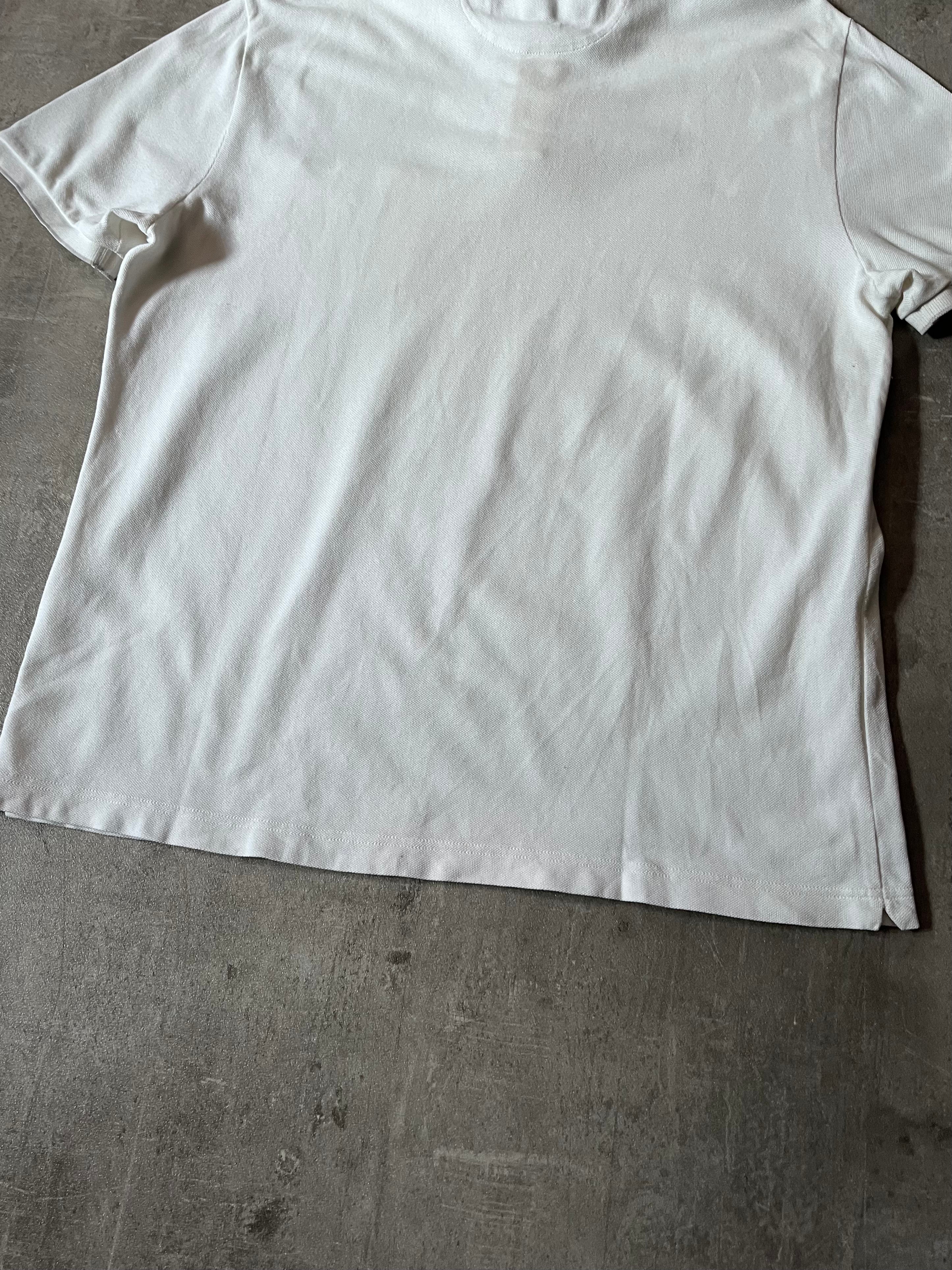 Loro Piana Pocket Regatta Cotton Polo T-shirt White Men - XL